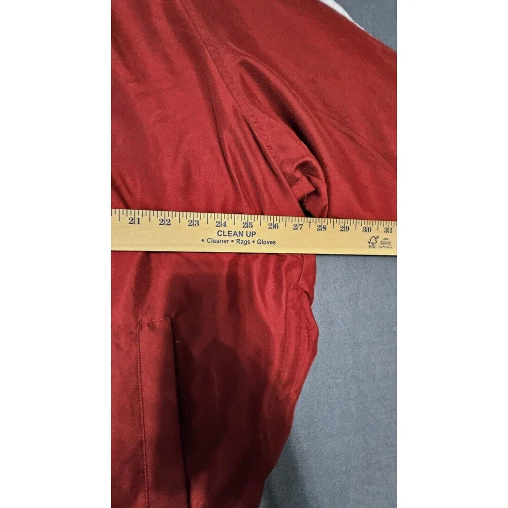 VTG Oklahoma Sooners Windbreaker Jacket Red Sz XXL 58 Sports Blanket Lined NCAA - Picture 6 of 7